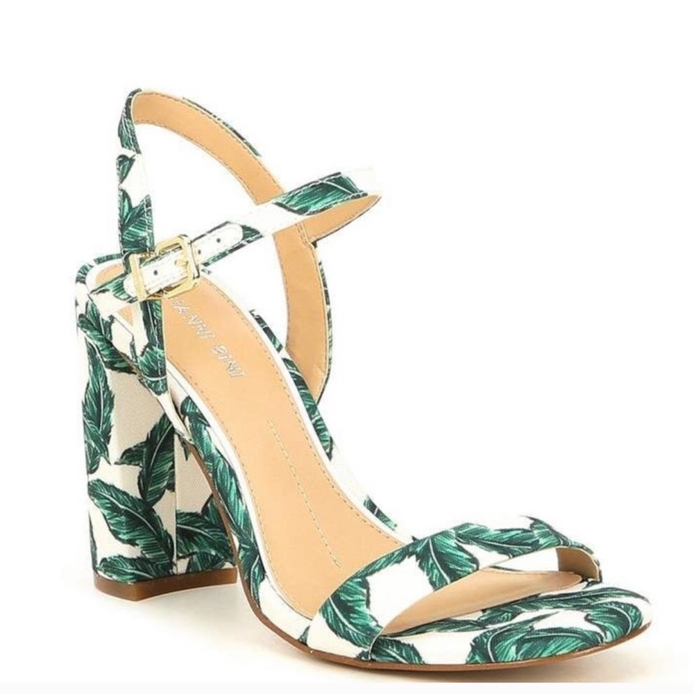 Gianni Bini Tropical Palm Heels